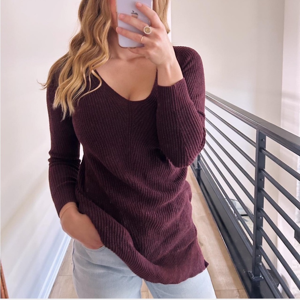 Burgundy Sweater